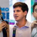 Os candidatos ao governo do Estado: Raquel Lyra (PSD), João Campos (PSB) e Ivan Moraes (PSOL)
