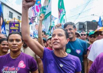 A governadora Raquel Lyra (PSD), candidata à reeleição pelo governo do Estado.