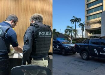 Escritório de empresa ligada à Betnacional, no Empresarial Center II em Recife, foi alvo da Operação