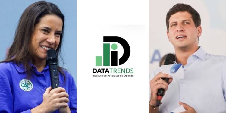 Governadora e candidata à reeleição, Raquel Lyra (PSD) e João Campos (PSB), ex-prefeito e candidato ao Governo de Pernambuco