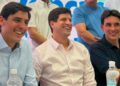 Carlos Costa, João Campos e Sílvio Costa (Da esq. p/ dir.)