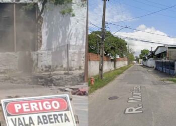 Rua Muritiba, no bairro da Imbiribeira