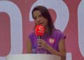 Raquel Lyra (PSD) no Teatro Difusora, em Caruaru
