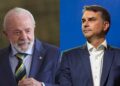 Lula (PT) e Flávio Bolsonaro (PL) (Da esq. p/ dir.)