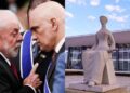Lula e Alexandre de Moraes, personagem do julgamento desta terça (15) no STF