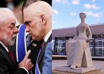 Lula e Alexandre de Moraes, personagem do julgamento desta terça (15) no STF