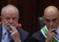 Lula (PT) e Alexandre de Moraes (Da esq. p/ dir.)