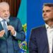 Lula (PT) e Flávio Bolsonaro (PL) (Da esq. p/ dir.)