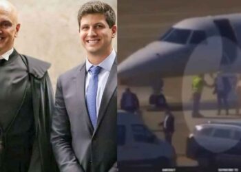 Alexandre de Moraes esteve no casamento de João Campos em fevereiro deste ano
