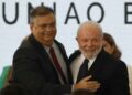 Ministro Flávio Dino e o presidente Lula (Da esq. p/ dir.)