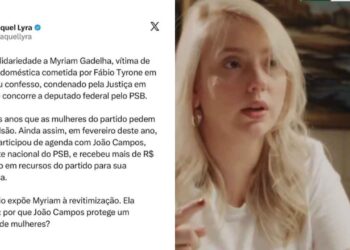 Raquel Lyra publicou nota nas redes sociais em apoio a vítima, Myriam Gadelha