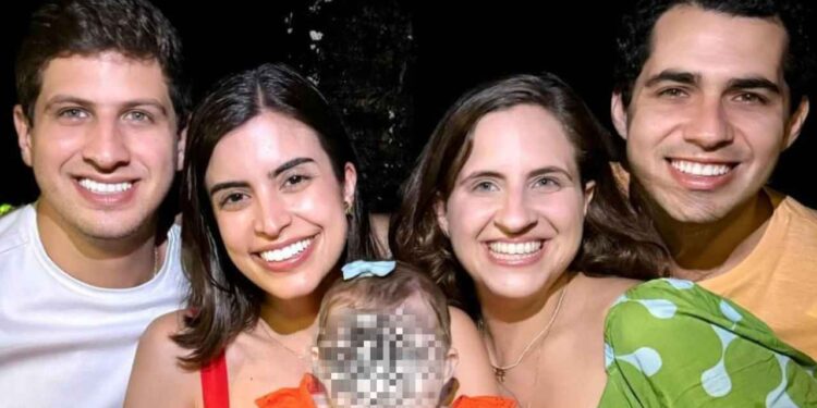 João Campos, Tabata Amaral, Eduarda Campos e Tomás Tavares de Alencar (Da esq. p/ dir.)