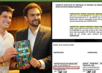 João Campos (PSB) e Felipe Nunes, CEO da Quaest