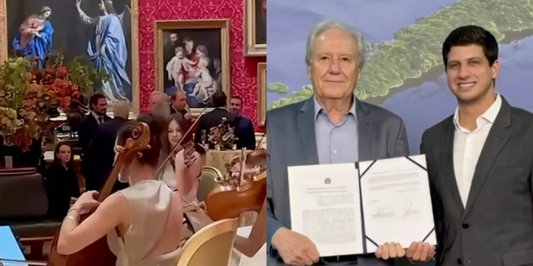 Lewandowski, aliado de João Campos, esteve em Londres para festa de Vorcaro