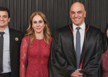 Alexandre Filho, Viviane Berci, Alexandre de Moraes e Giuliana de Moraes (Da esq. p/ dir)