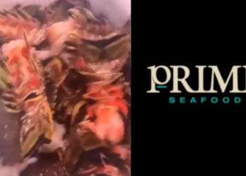 Vídeo registrado no interior da Prime Seafood revela prática ilegal