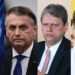 Daniel Vorcaro, Jair Bolsonaro, Tarcísio de Freitas e Gilberto Kassab (esq. p/ dir.)