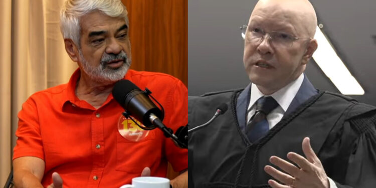 O senador Humberto Costa (PT) e o ex-senador Demóstenes Torres (esq. p/ dir.)