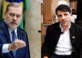 Ministro Dias Toffoli, do STF; e o candidato Renan Santos (MISSÃO)
