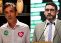 O ex-secretário de Meio Ambiente Daniel Coelho (PSD) e o deputado estadual Romero Albuquerque (PSB)