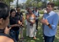 João Campos (PSB) em encontro com motoristas de aplicativo no Recife