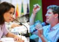 A governadora Raquel Lyra (PSD) e o ex-prefeito João Campos (PSB)