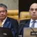 O ex-ministro Marco Aurélio Mello e o ministro Alexandre de Moraes