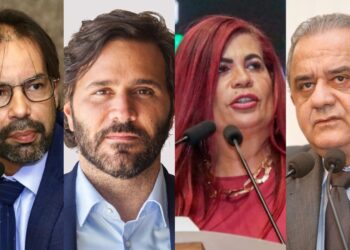 Diogo Moraes, Rodrigo Novaes, Gleide Ângelo e Aluísio Lessa