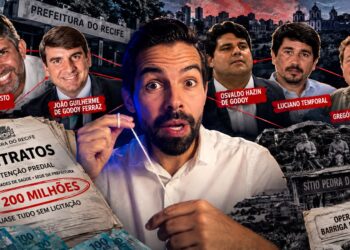 Manoel Medeiros e envolvidos na Operação citado em vídeo feito para as redes sociais | Foto: Imagem feita com auxílio de IA
