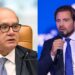 O ministro Gilmar Mendes e o ex-banqueiro Daniel Vorcaro