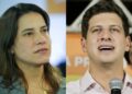 Os candidatos ao governo de Pernambuco, Raquel Lyra (PSD) e João Campos (PSB)