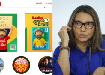 A primeira-dama Janja Lula da Silva