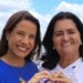 A candidata ao governo de PE, Raquel Lyra e a candidata a deputada estadual, Ana Lúcia