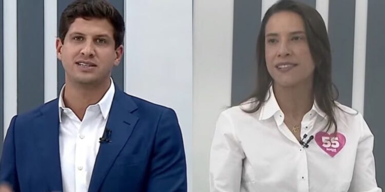 Os candidatos ao governo de Pernambuco, João Campos (PSB) e Raquel Lyra (PSD)