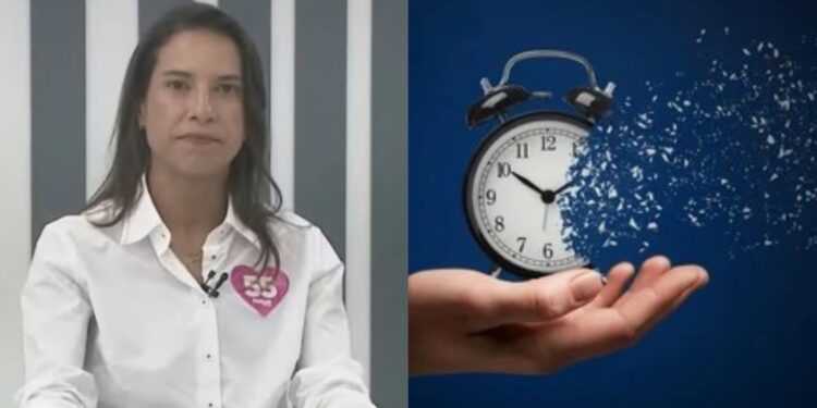 A candidata ao governo de Pernambuco, Raquel Lyra (PSD)