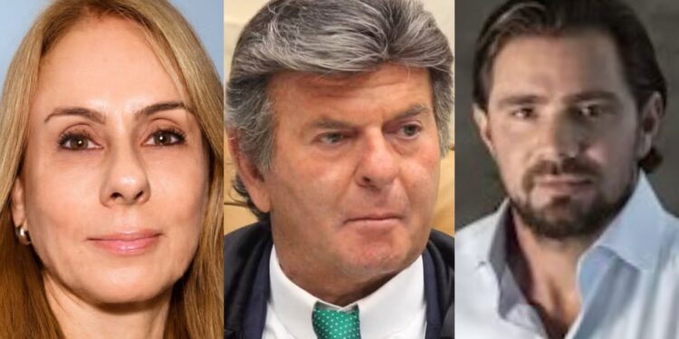 Viviane Barci , Luiz Fux e Daniel Vorcaro