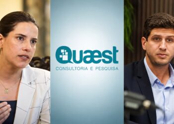 Os candidatos ao Governo de Pernambuco: João Campos (PSB) e Raque Lyra (PSD)