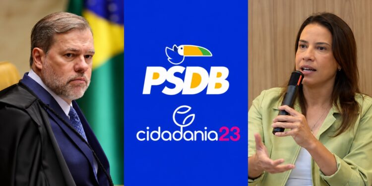 O ministro Dias Toffoli e a governadora Raquel Lyra (PSD)
