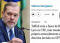 O ministro Dias Toffoli