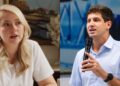 A advogada Myriam Gadelha e o ex-prefeito João Campos (PSB)