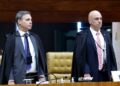 Os ministros André Mendonça e Alexandre de Moraes, do STF / Crédito: Luiz Silveira/STF