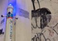 Cartazes anti-Raquel colados no Centro podem ter sido flagrado por câmeras