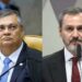 O ministro do STF Flávio Dino e o diretor-geral da PF Andrei Rodrigues