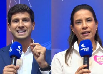 João Campos (PSB) e Raquel Lyra (PSD) (esq. p/ dir.)