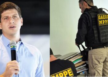 João Campos, ex-prefeito do Recife e Grupo de Atuação Especial de Combate ao Crime Organizado (Gaeco) do MPPE