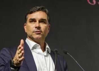 Flávio Bolsonaro, candidato à presidência pelo PL