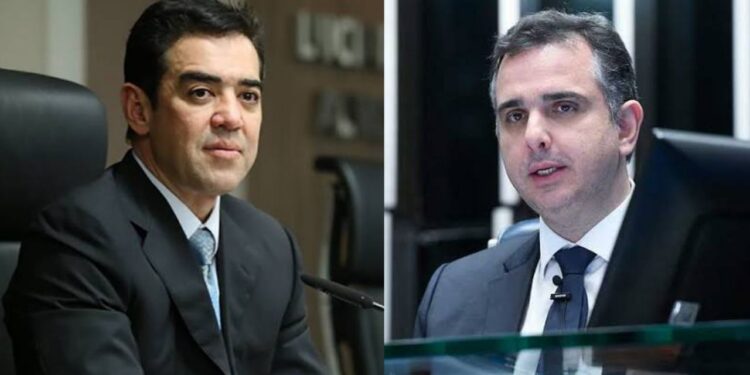 Bruno Dantas e Rodrigo Pacheco, respectivamente