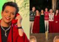 Gustavo Mendes, humorista e ator, fantasiado de "Dilma Rousseff" e a Família Campos/Arraes