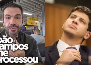 O especialista em marketing eleitoral Emerson Saraiva e o ex-prefeito do Recife João Campos