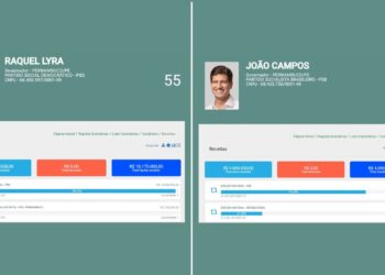 Dados do TSE mostram os valores recebidos por Raquel Lyra e João Campos do Fundo Eleitoral para a campanha ao Governo de Pernambuco
